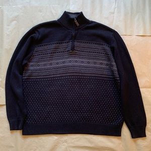 Oscar de La Renta quarter zip sweater